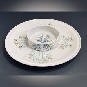 Joseph Panacci Pottery Canada Otagiri Style Appetizer Plate With Matching Bowl